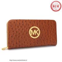 michael kors ostrich-reliëf leer groot bruin portefeuilles Outlet Tilburg 2s3b8138